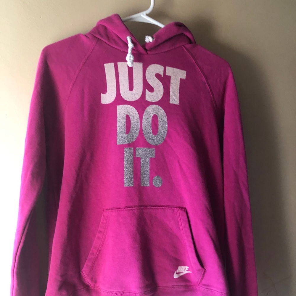 Nike magenta hoodie